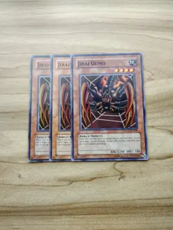 Yu-Gi-Oh! - Jirai Gumo 3X - Complete Playset Of Cards - Image 1