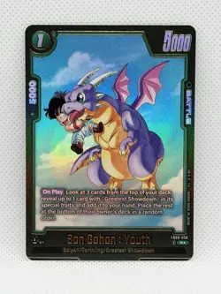 Son Gohan: Youth FB08-056 R+ Holo Foil Dragon Ball Super Card Game - Image 1