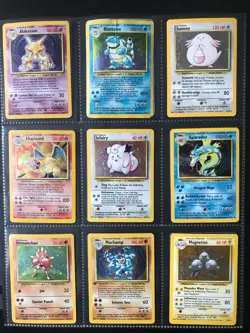 BASE complete set 1999 Wizards vintage Pokemon cards TCG - Image 1
