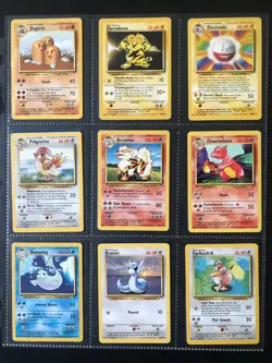 BASE complete set 1999 Wizards vintage Pokemon cards TCG - Image 3