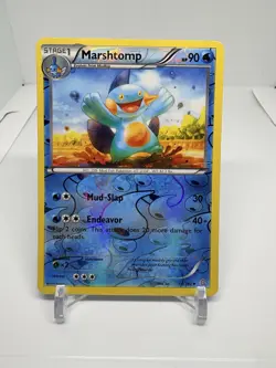 Marshtomp 34/160 Reverse Holo Uncommon Primal Clash Pokemon Card - Image 1