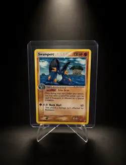 Pokemon TCG Swampert Holo Rare Card 27/100 EX Crystal Guardians 120 HP - Image 1