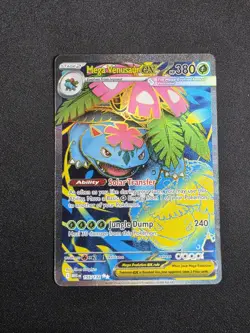 Pokemon TCG Mega-Venusaur-EX Evolutions Holo Full Art Ultra Rare Card 155/132 - Image 1