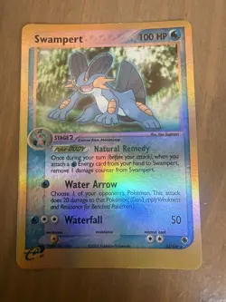 Swampert 23/109 Reverse Holo EX Ruby & Sapphire Pokemon Card 2003 - Image 1