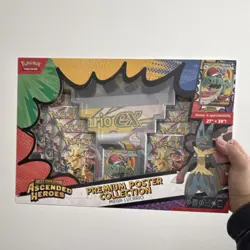 Mega Lucario-EX Pokemon TCG Ascended Heroes English Foil Promo Card - Image 1