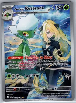 Cynthia's Roserade 184/182 SV10: Destined Rivals - Pokemon Card - NM - Image 1