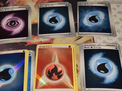 TCG Pokemon. Basic Energy Holo lot of 100 Random Cards. Mixed Sets. - Image 3