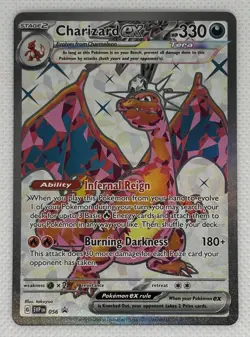 Charizard ex 056 Sv: Scarlet & Violet Black Star Promo Cards Holo - Image 1
