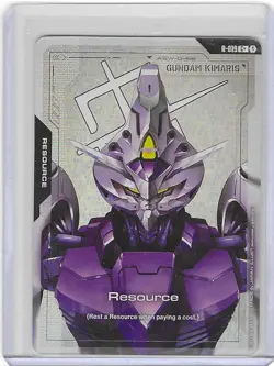 Gundam TCG Card Game Dual Impact Foil Resource GD02 C+ R-019 Gundam Kimaris - Image 1