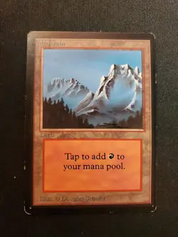 Mountain Blue Sky Beta NM VLP Magic The Gathering MTG Tcg Mana Land Basic ** - Image 1