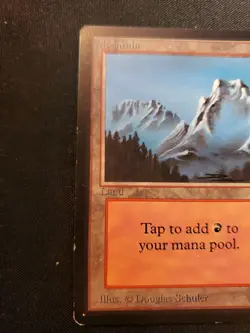Mountain Blue Sky Beta NM VLP Magic The Gathering MTG Tcg Mana Land Basic ** - Image 2
