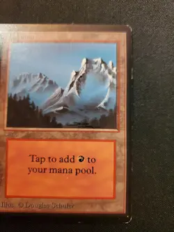 Mountain Blue Sky Beta NM VLP Magic The Gathering MTG Tcg Mana Land Basic ** - Image 3