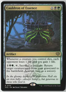 Cauldron of Essence (179) - Normal - Secrets of Strixhaven (SOS) - NM - Image 1