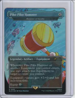 MTG | Piko Piko Hammer - Hammer of Nazahn (Rainbow Foil) Sonic Secret Lair Drop - Image 1