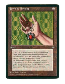 Jeweled Amulet - Ice Age - Magic The Gathering MTG - MP - Image 1