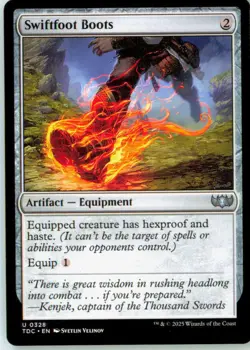 Swiftfoot Boots 328 Uncommon Commander: Tarkir: Dragonstorm Near Mint - Image 2