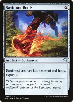 Swiftfoot Boots 254 Uncommon Commander 2020 Near Mint - Image 1