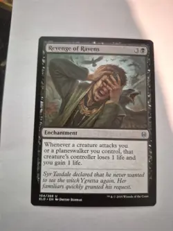 1x Revenge of Ravens Throne of Eldraine MTG - Image 1