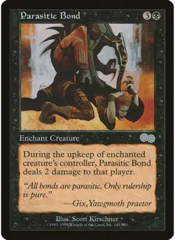 Parasitic Bond 145 MTG NM - Urza's Saga - Image 1