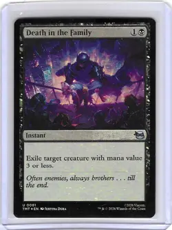 Death in the Family #61 Foil U - Teenage Mutant Ninja Turtles - TMNT MTG - Image 1