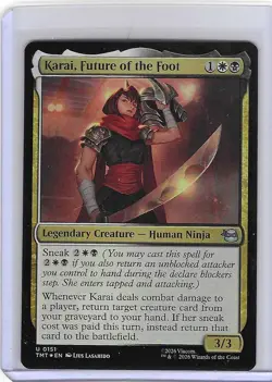 Karai, Future of the Foot #151 Foil U - Teenage Mutant Ninja Turtles - TMNT MTG - Image 1