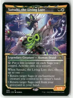 Satsuki, the Living Lore (Showcase) R Kamigawa: Neon Dynasty 399 NM - Image 1
