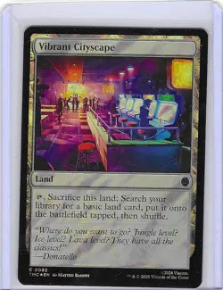 Vibrant Cityscape #82 Surge Foil - Teenage Mutant Ninja Turtles - TMNT MTG Mint - Image 1