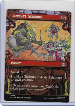 Jennika's Technique #236 Foil U - Teenage Mutant Ninja Turtles - TMNT - Image 1