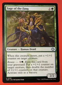 MTG: SAGE OF THE FANG* TARKIR DRAGONSTORM, 0155, UNCOMMON/REGULAR, NM - Image 1