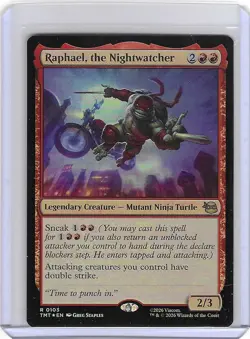 Raphael, the Nightwatcher #103 Foil R - Teenage Mutant Ninja Turtles TMNT - MTG - Image 1