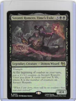 Savanti Romero, Time's Exile #267 Foil Teenage Mutant Ninja Turtles TMNT - MTG - Image 1