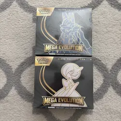 Pokemon Mega Evolution Elite Trainer Boxes Lucario & Gardevoir ETB Bundle! - Image 1