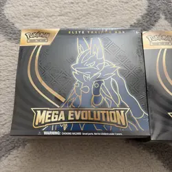 Pokemon Mega Evolution Elite Trainer Boxes Lucario & Gardevoir ETB Bundle! - Image 3