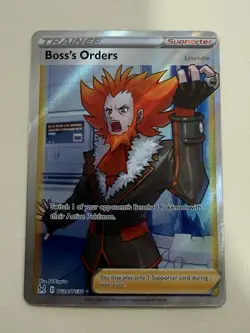 Pokemon TCG Boss's Orders (Lysandre) TG24/TG30 Lost Origin TG Ultra Rare Holo EN - Image 1