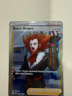 Pokemon TCG Boss's Orders (Lysandre) TG24/TG30 Lost Origin TG Ultra Rare Holo EN - Image 3