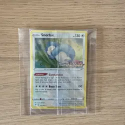 Pokemon Snorlax Vivid Voltage Stamped Promo Card Still Sealed - Image 1