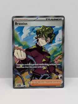 Pokemon Card Brassius 135/131 Ultra Rare Prismatic Evolutions Near Mint - Image 1