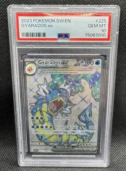 Pokemon TCG Gyarados EX Ultra Rare 225/198 Scarlet & Violet Base Set PSA 10 - Image 1