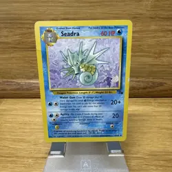 1st Edition Seadra 42/62 Pokemon TCG WOTC Base Set Fossil Uncommon HP - Image 1