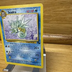 1st Edition Seadra 42/62 Pokemon TCG WOTC Base Set Fossil Uncommon HP - Image 2
