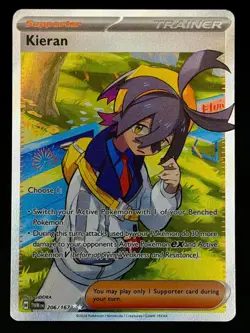Kieran 206/167 Ultra Rare Twilight Masquerade Pokemon Near Mint - Image 1