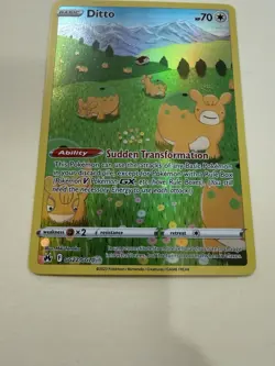 Pokemon TCG Ditto Crown Zenith Galarian Gallery GG22/GG70 Ultra Rare Holo EN - Image 2