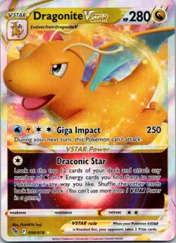 Dragonite VSTAR Ultra Rare Pokemon GO 050/078 NM - Image 1