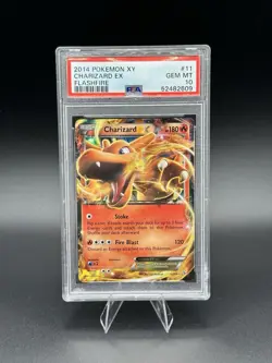 Pokemon Charizard EX 2014 XY Flashfire #11 PSA 10 Gem Mint - Image 1