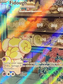Pokemon TCG Fidough 213/198 SV01: Scarlet & Violet Base Illustration Rare Holo - Image 3