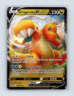 Dragonite V SWSH154 Holo Promo Sword & Shield Promo Pokemon Near Mint - Image 1
