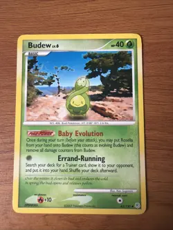 Pokemon Diamond and Pearl Uncommon Budew #43/130 - Image 1