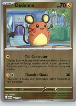 Dedenne 029/088 Common Perfect Order Pokemon Reverse Holo Near Mint - Image 1