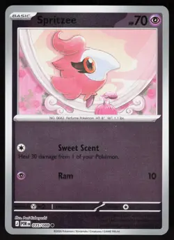 Spritzee 035/088 Common Perfect Order Pokemon Reverse Holo Near Mint - Image 1