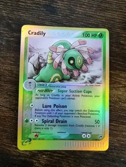 Pokemon Cradily 3/100 EX Sandstorm Reverse Holo Rare - Image 1